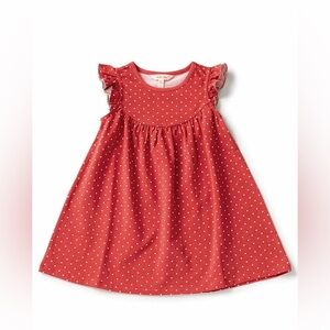 Matilda Jane Girls Red Polka Dot Spring Dress